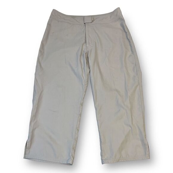 Patagonia Kokawe Light Gray Pants Capri Size 10 - Picture 2 of 11